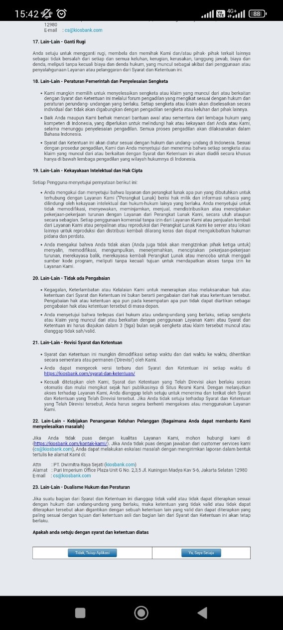 cara daftar aplikasi kiosbank mobile