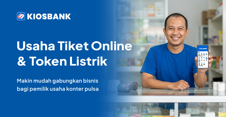 Buka Usaha Tiket Online & Token Listrik di Konter Pulsa